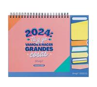 Mr.Wonderful Calendrier de bureau 2024, Toi et moi allons faire de grandes choses, 18 x 2 x 24