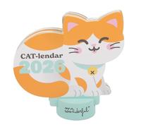 Mr. Wonderful - Calendrier de bureau 2026 avec support - MEOW-lendar