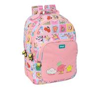 Safta Mr Wonderful Comic Double 20l Backpack Rose Enfants