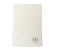 Mr. Wonderful - Couverture Douce pour bébé - Hibou Beige - en Polyester - 75 x 100 cm.