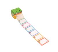Mr. Wonderful Distributeur de Notes Autocollantes Transparentes Crocodile - Sticky Notes pour Agenda et Études