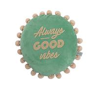 Mr. Wonderful - Embroided Cushion - Always Good Vibes