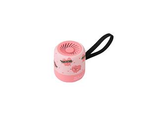 Mr. Wonderful Mini Enceinte Bluetooth sans Fil Design Coeurs de la Marque avec 3-4 Heures d'autonomie. Couleur Rose.