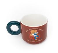 Mr. Wonderful Mug Empilable - Sortir de la Grotte, c’est Dur. Heureusement, il y a du Café - 330 ml