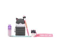 Mr. Wonderful Pack Back to School Cat - Kit Papeterie avec Trousse, Stylo 3D et Crayon Infini