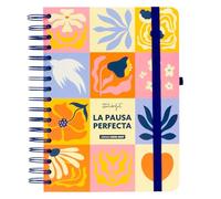 Mr. Wonderful Petit agenda scolaire 2026-2027 avec autocollants - Planificateur quotidien compact Septembre 2026 à août 2027 avec extras et organisation - La pause parfaite
