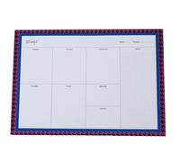 Mr. Wonderful Planificateur hebdomadaire de bureau - Patte de poule