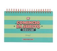 Mr. Wonderful - Planner hebdomadaire et mensuel - Je commence tout de suite. Je sais que je vais le faire!