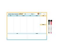 Mr. Wonderful Planning semainier aimanté effaçable - Quelle belle semaine m'attend !