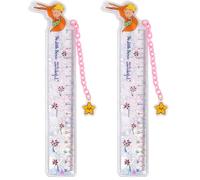 Mr. Wonderful Règle Marque-page Le Petit Prince Renard - Règle 15 cm avec Charm (Lot de 2)