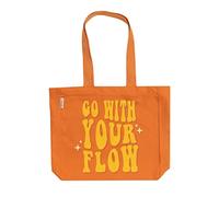 Mr. Wonderful Sac en tissu - Allez avec votre flux, Orange, Taille unique