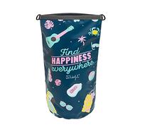 Mr. Wonderful Sac étanche-Find Happiness Everywhere, Mixte, Multicolore, estandar