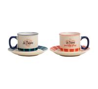 Mr. Wonderful - Set de 2 tasses espresso pour afficher un amour véritable - Capacité des tasses : 90 ml