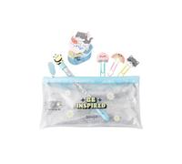 Mr. Wonderful - set Étui + Stylo + Clips + Autocollants Glitter - Laissez-vous inspirer