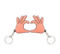 Mr. Wonderful - Set of 2 keyrings - Heart hands