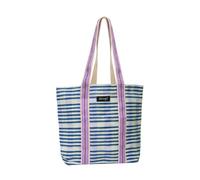 Mr. Wonderful - Stripe pattern bag - Blue and white