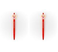 Mr. Wonderful - Stylo 3D Lapin Cupidon “Hop Into Love” - Édition Saint-Valentin - Encre Bleue - Cadeau Mignon et Original (Lot de 2)