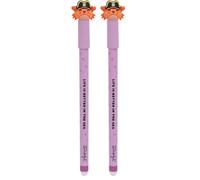 Mr. Wonderful - Stylo effaçable Bo-Bo pirate - Life is better in the sea - Stylo effaçable Bo-Bo avec un amusant crâne de pirate (Lot de 2)