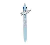 Mr Wonderful - Stylo effaçable multicolore - Stylo avec 3 encres : bleu, noir et rouge - Breloque seringue - Idéal pour les infirmières et les médecins