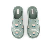 Mr.Wonderful T 36-38 Chaussons de marche pour femme avec message, multicolore, 36 EU