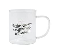 Mr. Wonderful Tasse - Sourire, tasse pleine et. mettons-nous au travail!
