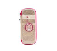 Mr. Wonderful Trousse Rigide 3D Hérisson avec Compartiment en Maille - Grande Trousse Scolaire