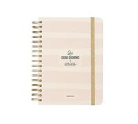 Mr. Wonderful WOA2211974ITZ0 Agenda scolaire classique 2023 Journal Here every day is unique Multicolore