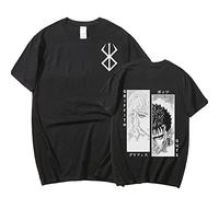 MR.YATCLS Berserk Tshirt - Anime Japonais Manga Berserk Guts & Griffith T-Shirt Imprimé Unisexe - Anime Cosplay Costume Col Rond Manches Courtes Tee Hommes/Femmes