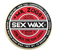 Mr. Zogs Original Sexwax - Warm Water Temperature Coconut Scented (White)