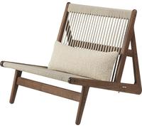 GUBI MR01 Initial Fauteuil Karakorum 003 Duna/Noyer Américain