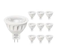 MR16 Ampoules LED 5W GU5.3 12V 6000K Blanc Froid 50 W Spot Halogène équivalent 420 Lumens Angle de Faisceau de 35° （Lot de 10）