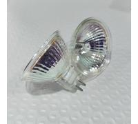 MR16 Bulbe halogène 24V 20W DIMMable GU5.3 Pays-proches de base, 2700k blanc chaud avec couvercle en verre transparent, utilisé pour le paysage et les feux de piste 24V20W10PCS