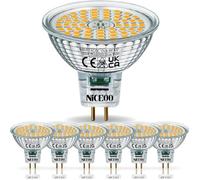 MR16 LED 12V GU5.3 Blanc Chaud 5W Ampoule Equivalent à 35W Halogène Lampe GU 5.3 2700K 400 Lumen Spot 120°Faisceaux Lot de 10