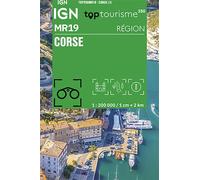 Mr19 mini regionale corse Echelle 1:200 000 - Collectif - Ign Institut Geographique National - broché - Atlas / carte