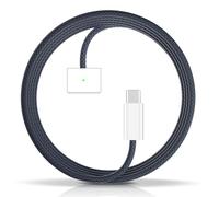 MR20GA Chargeur USB-C Magnétique 3 Câbles 140 W pour MacBook Air/Pro, Charge Rapide PD, PVC 2 m, idéal pour Les Voyages, Bleu Nuit