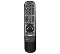 MR22GA MR22GN Télécommande vocale compatible avec LG Smart TV 42LX1Q6LA 55LX1Q6LA 50UQ79006LA 65UQ79006LA 28TQ515S-PZ 28TQ515S-WZ 65ART90E6QA Remplacement Contrôleur avec Netflix PrimeVideo Boutons