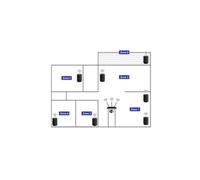 Pack De 2 Enceintes Wifi Bluetooth Multiroom Noires Mr50 Black X2 De Blaupunkt