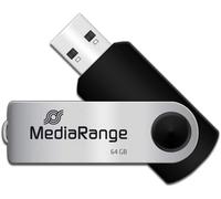 Mr912 Flexi Clé Usb 64 Go 15 Mo/S Usb 2.0 Noir-Argent[CLE8111238]