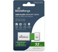 MR973 32GB USB Stick with Sliding Mechanism Green