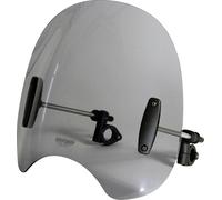 MRA Roadshield Pare-Brise GRIS FUMÉ, KIT FIX. 28-32