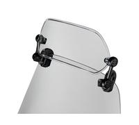 MRA X-Creen Sport XCSA Spoiler transparent Homologation « E-mark » | Support X-Creen Sport, hauteur et distance réglables, homologué, compatible Gilera Runner 50 ann. 1999 - 2000