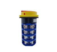 MRANADLDF Commutateur à cames Rotatif monté sur Panneau, sélecteur Deux Positions, Marche-arrêt, Cadenas, LW26GS-125A(1P 4Terminals)