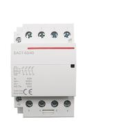 MRANADLDF Contacteur modulaire 4 pôles 32-63 A AC 110 V 220 V 50/60 Hz for Rail DIN, contrôleur de commutateur 4 NO, 4 NC, 2 NO, 2 NC, 1 pièce(Dc24v,63A-4NO)