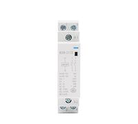 MRANADLDF Contacteur monophasé CA NCH8, Type Rail, Usage Domestique, Petit, 220 V, 230 V, 20 A, 25 A, 50 Hz, 60 Hz, 2 NC, 2 NO, 1 NO, 1 NC, 1 pièce(2P 20A 2NO)