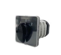 MRANADLDF Sélecteur inverseur YMZ12-32/3 32 A 3 pôles Positions Contact argenté Transfert Manuel Marche-arrêt-Marche commutateur à Came Rotatif LW31(1-0-2)