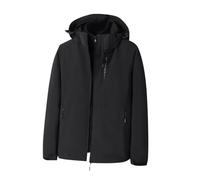 Mrat Veste imperméable pour homme grande taille 3 en 1 coupe-vent à capuche respirante manteau thermique d'extérieur polaire duveteuse chaude veste de ski avec poches vêtements de sport d'hiver