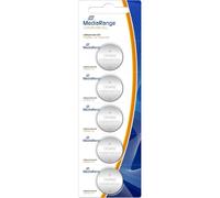 [MRBAT138] MediaRange Pack 5 Piles bouton au lithium CR2450 3 Volt
