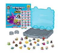 MrBeast Coffret Essaim de Collection, Peut contenir + de 70 Micro-créatures, 26 Micro-créatures Dont 2 phosphorescentes, 26 Autocollants et 2 Capsules de Fusion pour créer Ton Propre labo MrBeast