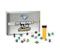 MrBeast Lab Coffret Maxi Atomic Swarms, Valise, Verse de l'eau, secoue Le Tube à essai et découvre 2 des 18 Mini créatures MrBeast Swarms de 2,5 cm à Collectionner