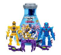 MrBeast Lab Hybrids Coffret Multiple, Découvre différentes Parties du Corps pour créer 2 Figurines, Inclut des éléments du Golden Panther Dragon, Fusionne des créatures, + de 30 à Collectionner